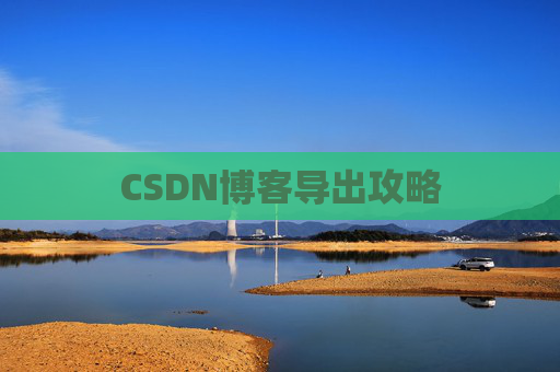 CSDN博客导出攻略